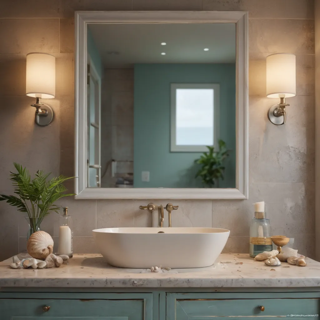 Elegant Beach Themed Bathroom Accessory Sets