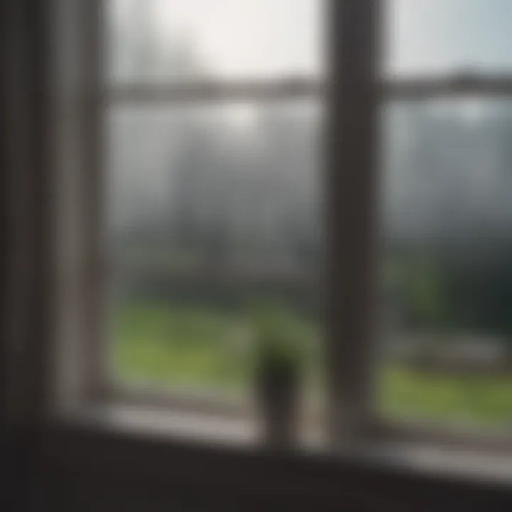 Diagram illustrating the causes of condensation in windows