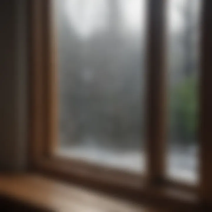 Visual guide for preventing condensation in double pane windows