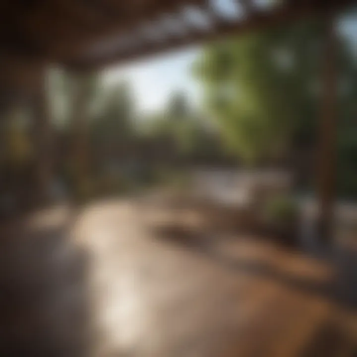 Maintenance strategies for wood patios over time