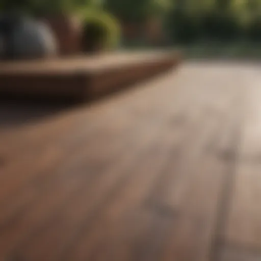 Overview of different decking materials