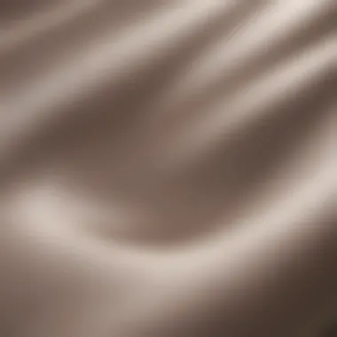 Close-up of Behr satin finish highlighting its smooth texture