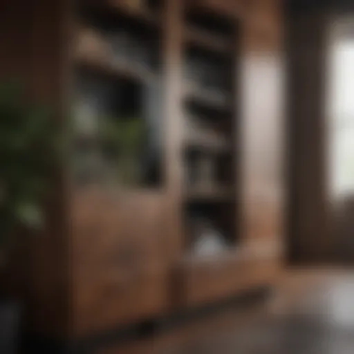 Luxurious cabinet design showcasing modern aesthetics