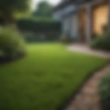 A lush lawn demonstrating effective maintenance techniques