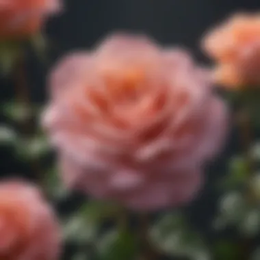 Close-up of blooming Ohio hybrid rose