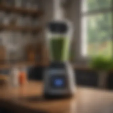 User-friendly small blender with intuitive controls