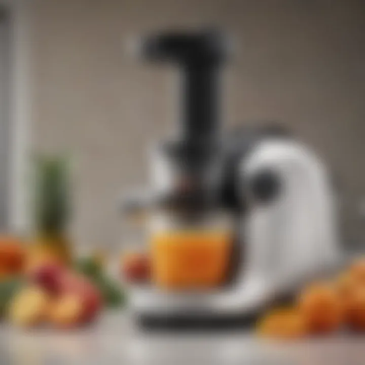 User-friendly interface of a Breville juicer demonstrating ease of use