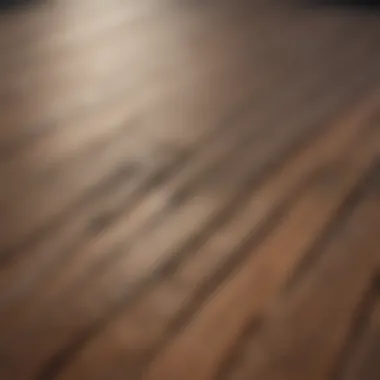 Close-up of the wood grain on a patio table before painting.