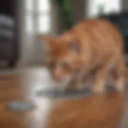 Powerful suction action for cat litter