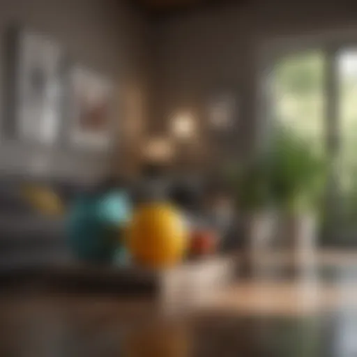 Color palette showcasing various paint options for home interiors