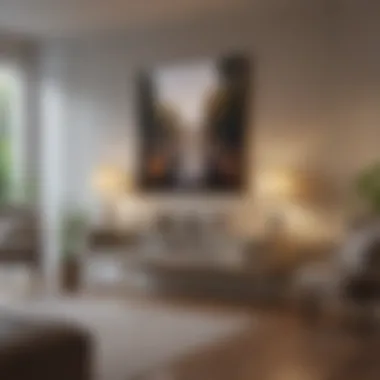 Glistening Gloss Finish in Cozy Room Glistening gloss finish enhancing a cozy room