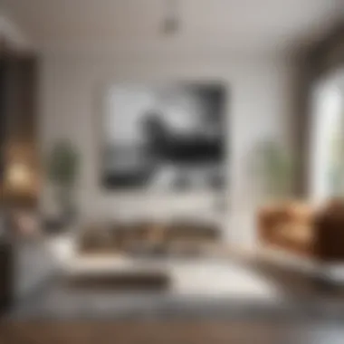 Satin Finish in Modern Living Space Satin finish in a modern living space