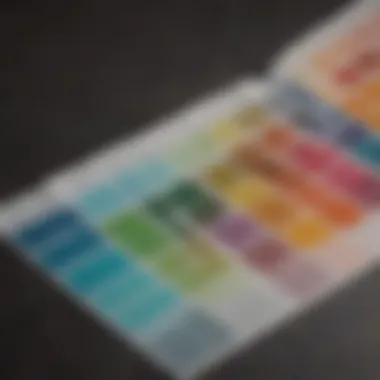 A Spectrum of Colors for Your Spaces Vibrant paint swatches showcasing various colors