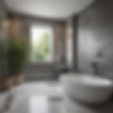Pristine Bathroom Free of Mold Sparkling clean bathroom after mold removal