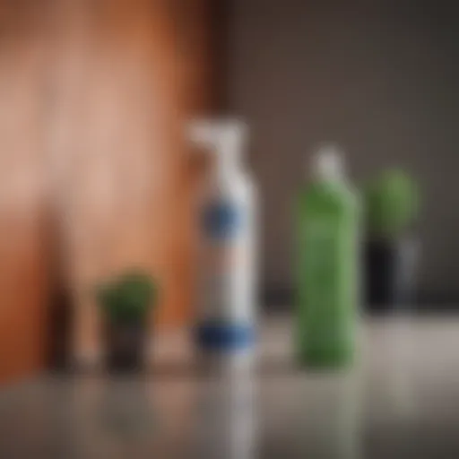 Selection of eco-friendly cleaners suitable for painted surfaces