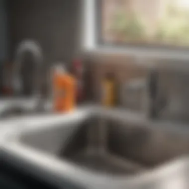 Recommended Cleaning Products for Stainless Steel Various recommended cleaning products lined up for stainless steel care
