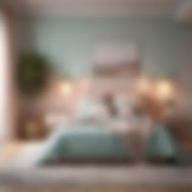 Pastel Serenity in Bedroom Design Calm bedroom painted in soothing pastel colors