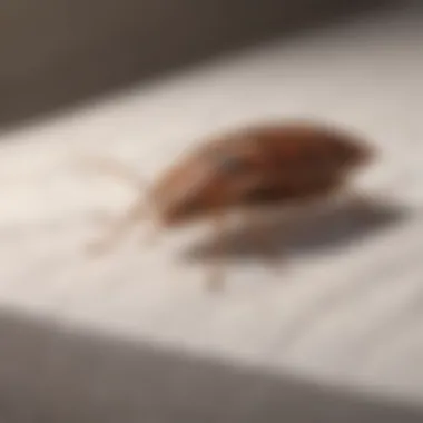 Illustration of bed bug infestation on a mattress