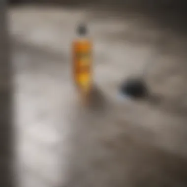 Various types of porcelain tile floor cleaners