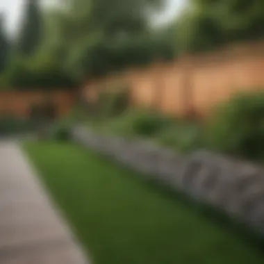 Transforming a Yard with Fencing A lush yard with a completed fence installation
