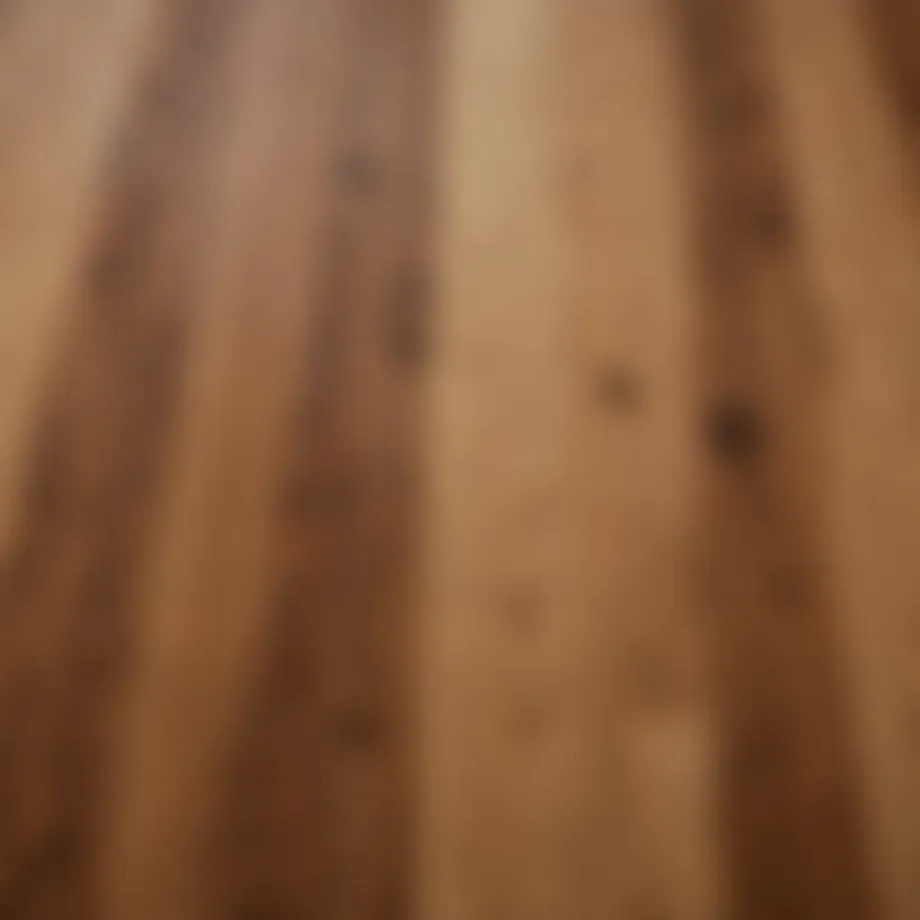 A close-up view of various hardwood species showcasing their unique grain patterns.