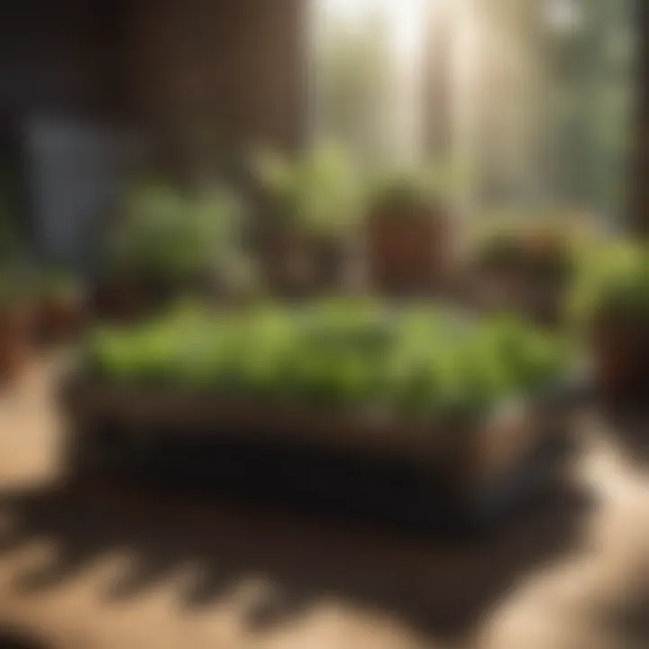 Optimal placement of vegetable containers in sunlight