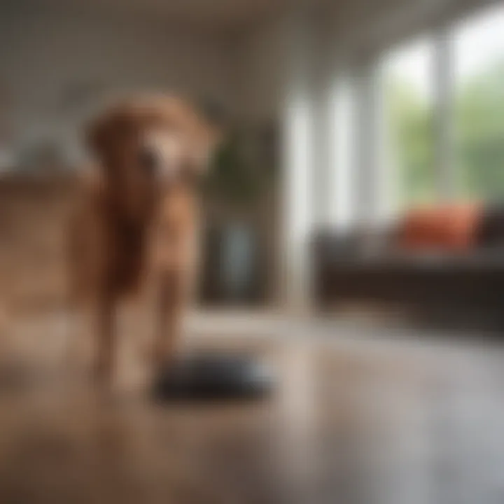 Pet-friendly home with cordless vacuum