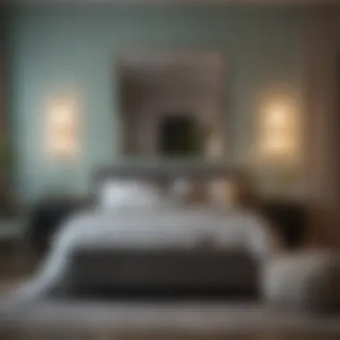 Harmonious Color Schemes for Comfort Color scheme ideas for a tranquil master bedroom with vanity