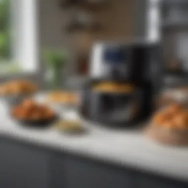 Culinary Diversity Showcased by the Cuisinart Air Fryer A variety of dishes prepared with the Cuisinart Compact Air Fryer Toaster