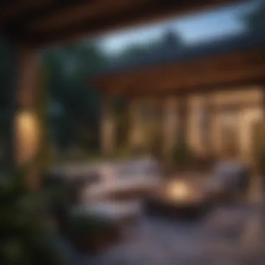 Harmonious Outdoor Layout Inviting outdoor space with a harmonious layout