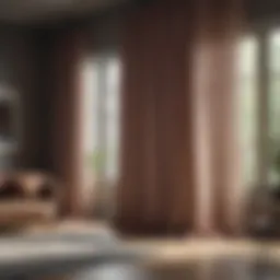 Modern curtain styles showcasing elegance in living spaces