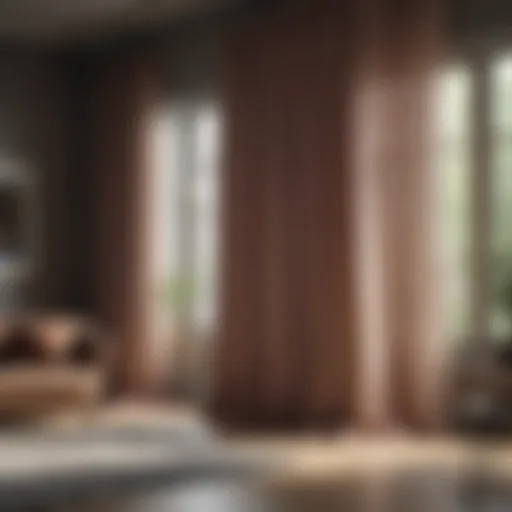 Modern curtain styles showcasing elegance in living spaces