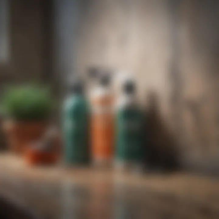 Cleaning supplies for mold removal