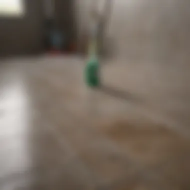 Cleaning Solutions for Grout Various cleaning products for tile grout maintenance