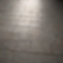 Close-up view of clean grout lines between tiles