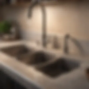 Results of Effective Cleaning Before and after cleaning a sink drain
