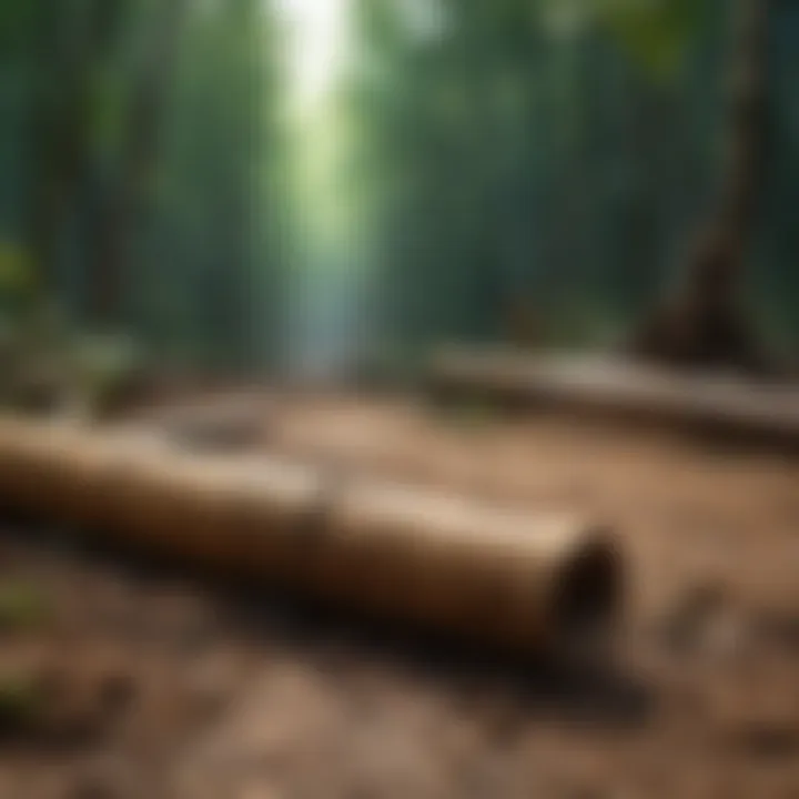 Tools and equipment for bamboo root removal