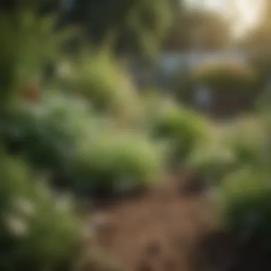 Natural Herbicides in a Garden Natural herbicides in a garden