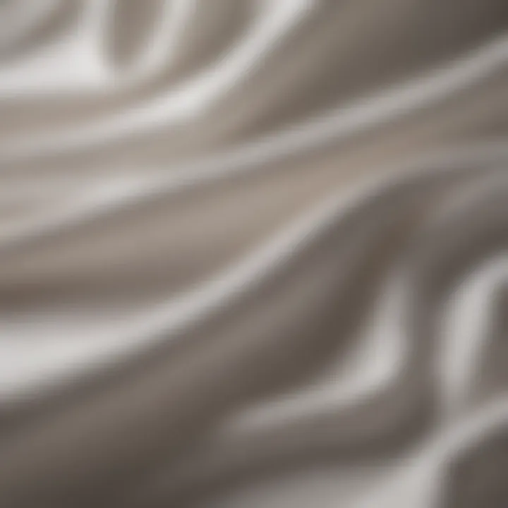 White fabric after successful stain removal