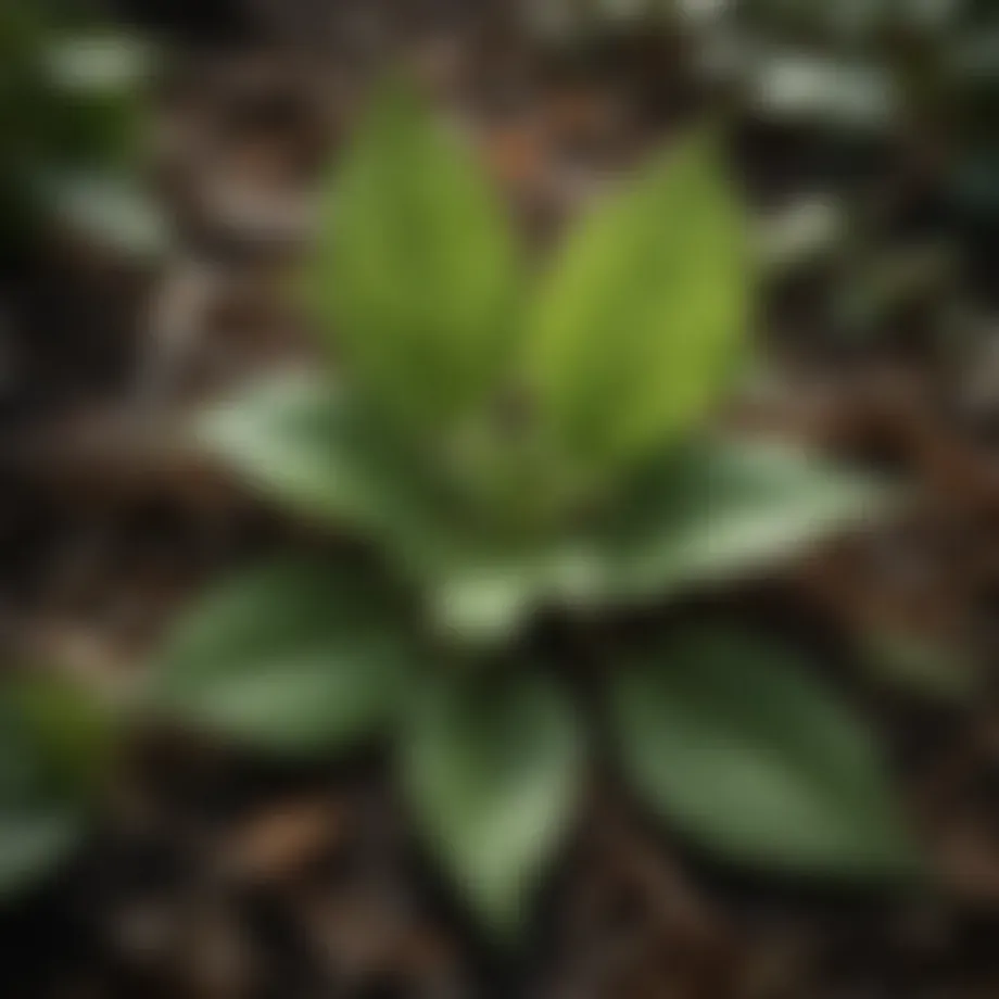 Identifying poison ivy leaves and their distinctive features