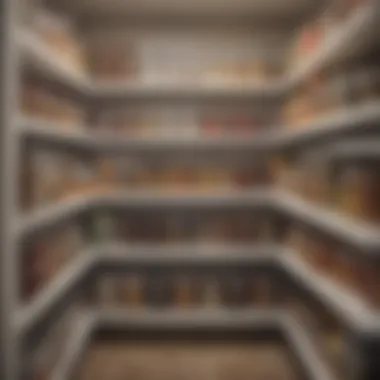 Maximize Your Pantry Potential Color-coded storage bins and labeled containers in a well-organized pantry
