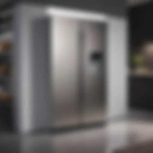 Samsung Smart Hub Refrigerator showcasing its sleek design