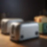An array of toasters showcasing various designs and features