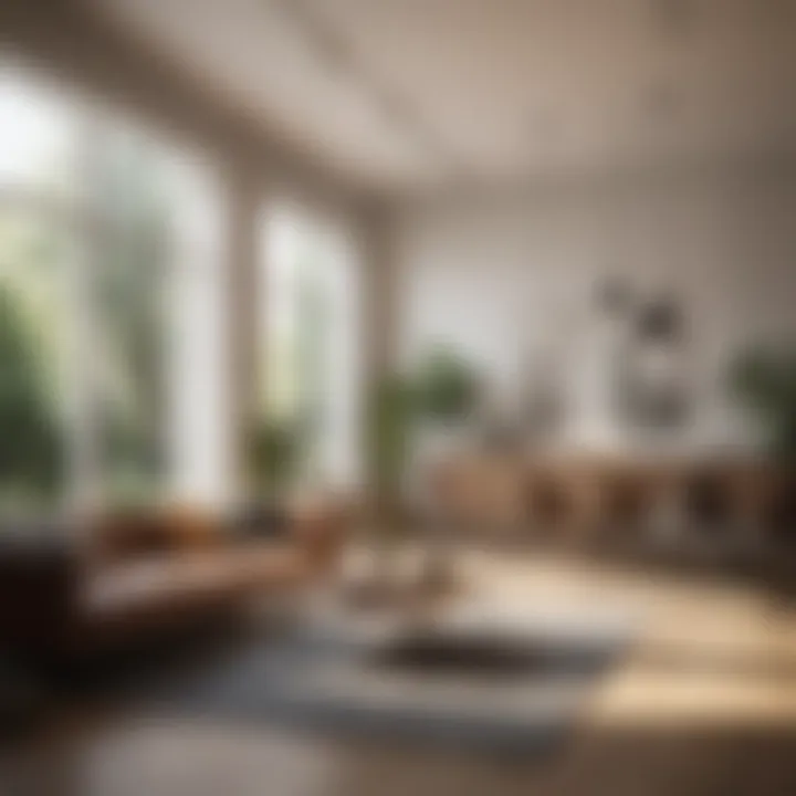 Aesthetic living space extension with modern features