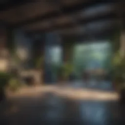 Blueprint design showcasing innovative space utilization