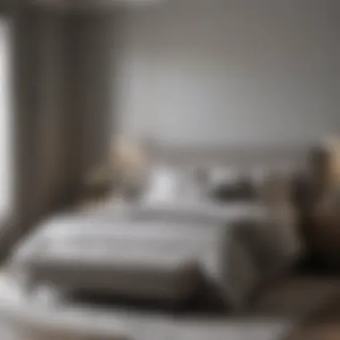 Sophisticated Neutrals: The Timeless Appeal of Gray Elegant gray bedroom with modern furnishings