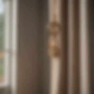 Artistic curtain rings that add charm to window treatments