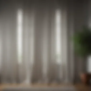 Sleek and Modern: Metal Frames Contemporary metal window curtain frame showcasing minimalism