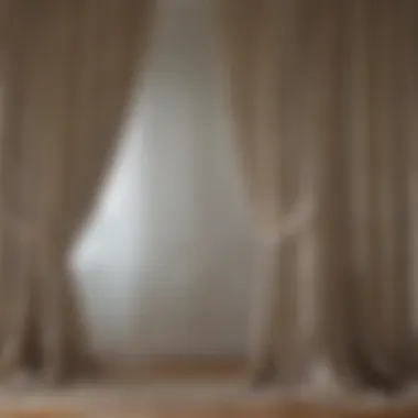 Diverse Materials: A Selection of Curtain Frame Options Various materials for window curtain frames displayed aesthetically