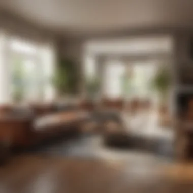 Maximizing Functionality in Room Arrangement Spacious living room with functional layout